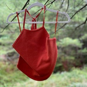 Abercrombie Crochet-Tie Halter Top